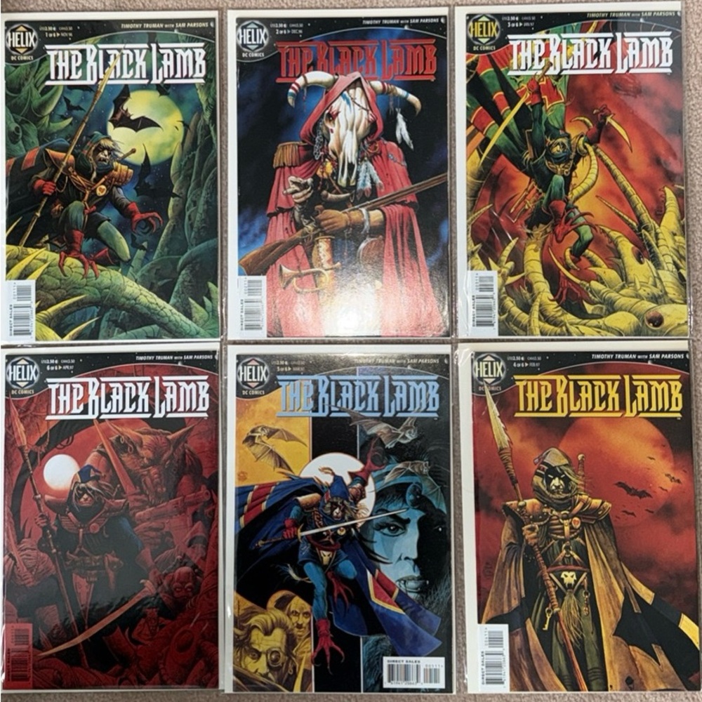 The Black Lamb Comic Book DC Helix series 1-6